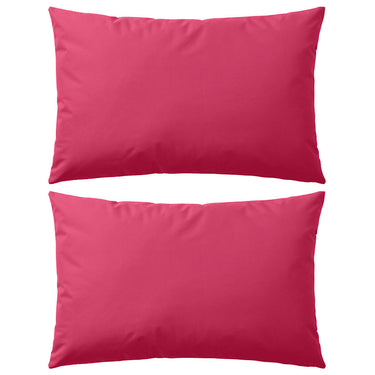 Vidaxl buitenkussens 60x40 cm roze 2 st