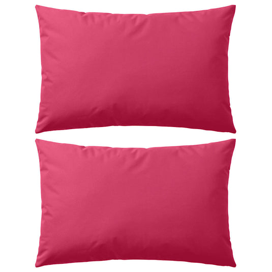 Vidaxl buitenkussens 60x40 cm roze 2 st