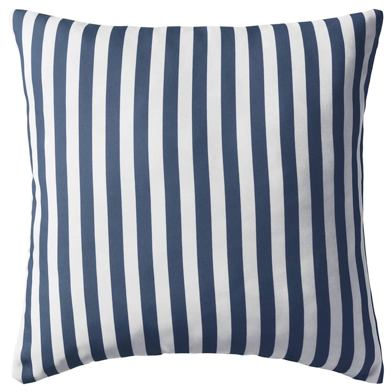 Afbeelding laden in galerijviewer, Vidaxl buitenkussens 45x45 cm gestreept marineblauw 4 st
