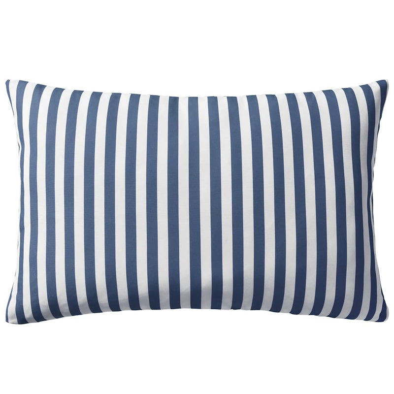 Afbeelding laden in galerijviewer, Vidaxl buitenkussens 60x40 cm gestreept marineblauw 2 st
