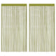 Vidaxl draadgordijnen 100x250 cm groen 2 st
