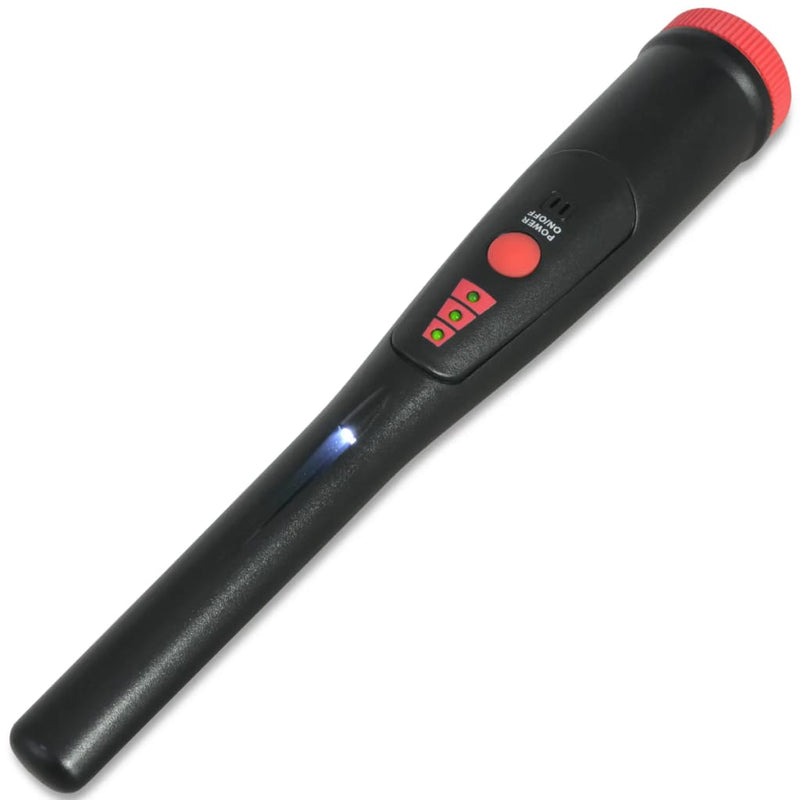 Afbeelding laden in galerijviewer, Vidaxl pinpointer metaaldetector zwart en rood
