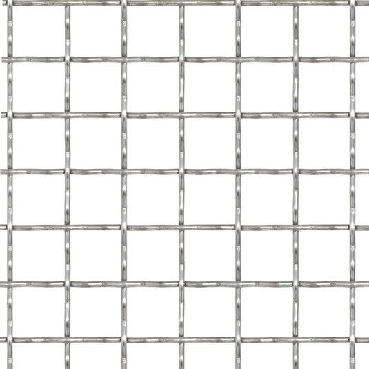 Vidaxl draadhek geweven gaas 100x85 cm 11x11x2 mm roestvrij staal