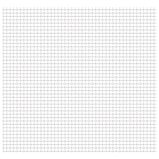 Vidaxl draadhek geweven gaas 100x85 cm 31x31x3 mm roestvrij staal