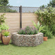 Vidaxl gabion plantenbak verhoogd zeshoekig 160x140x50 cm