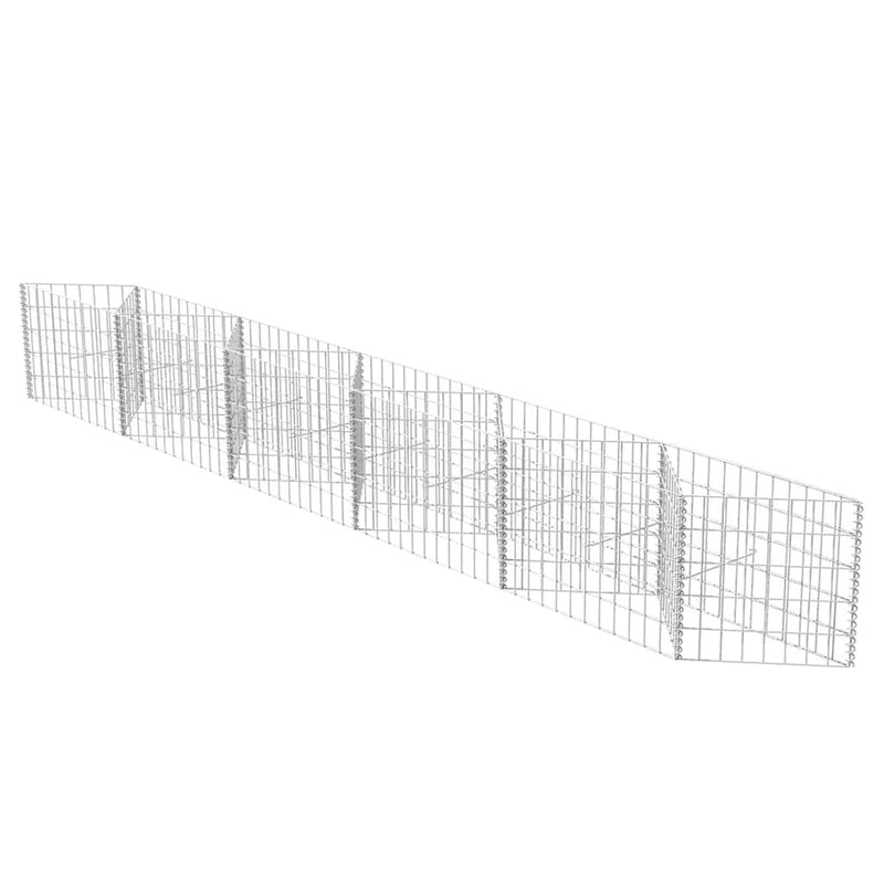 Afbeelding laden in galerijviewer, Vidaxl gabion mand 300x30x50 cm gegalvaniseerd staal

