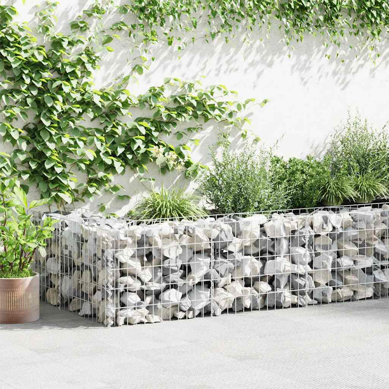 Afbeelding laden in galerijviewer, Vidaxl gabion mand 300x30x50 cm gegalvaniseerd staal
