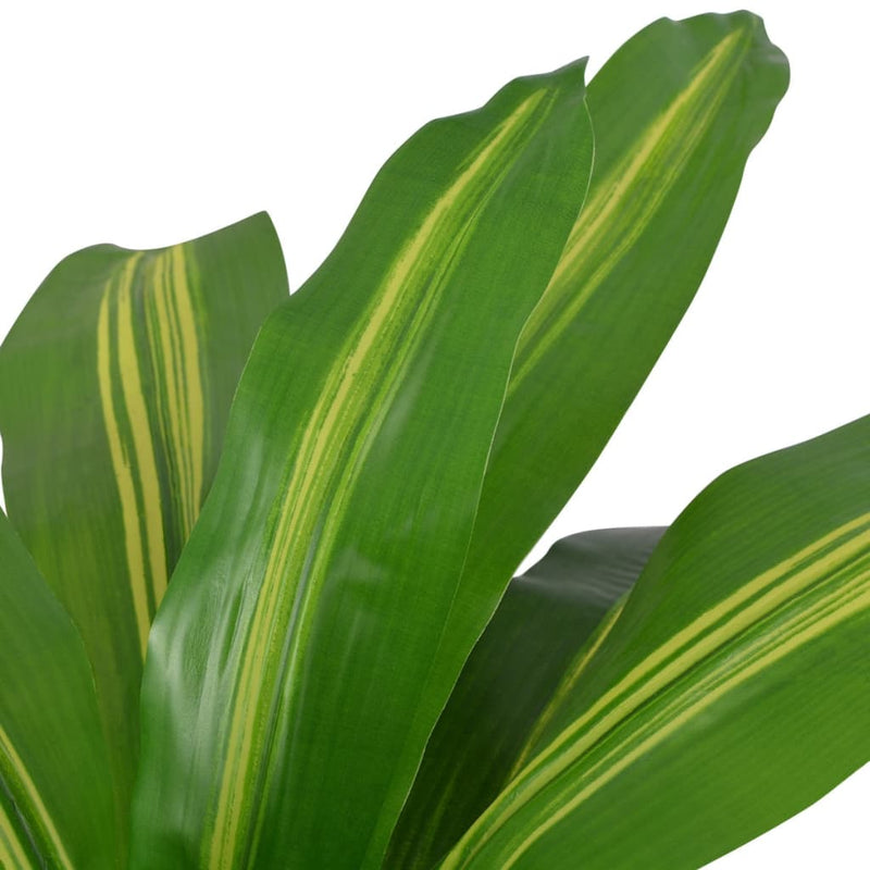Afbeelding laden in galerijviewer, Vidaxl kunst dracena plant met pot 90 cm groen
