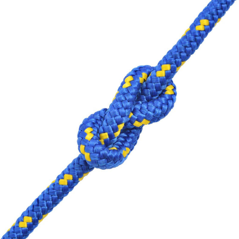 Afbeelding laden in galerijviewer, Vidaxl boot touw 12 mm 50 m polypropyleen blauw
