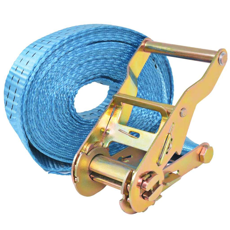 Afbeelding laden in galerijviewer, Vidaxl spanbanden 2 ton 6mx38mm blauw 4 st
