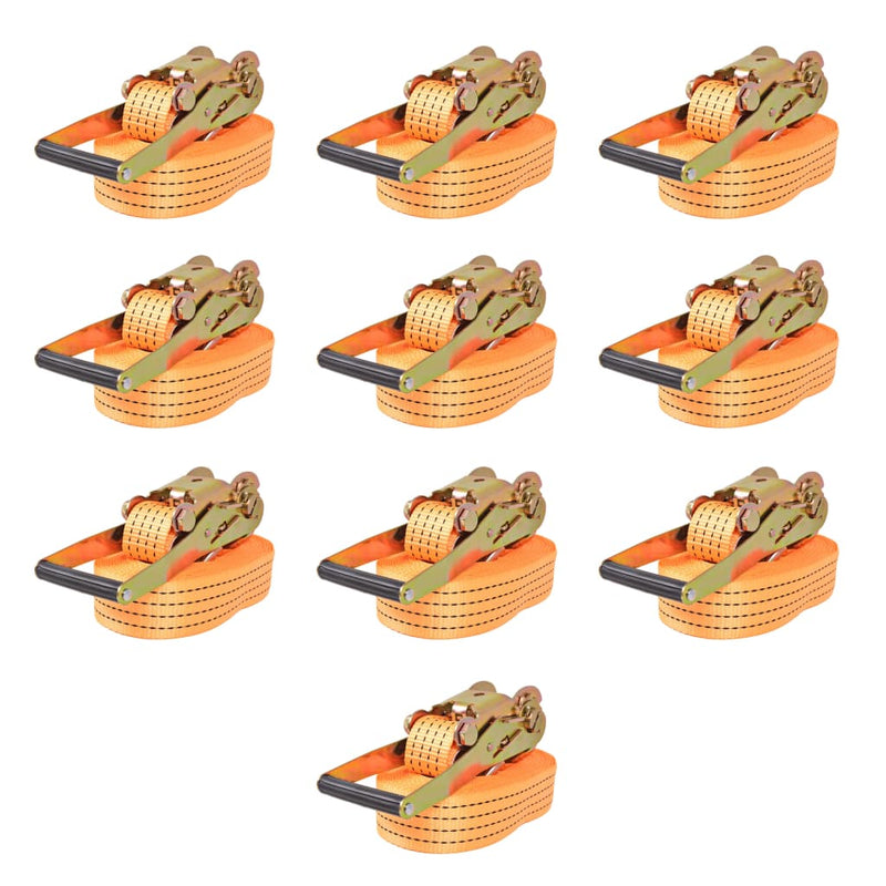 Afbeelding laden in galerijviewer, Vidaxl spanbanden 2 ton 8mx50mm oranje 10 st
