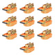 Vidaxl spanbanden 2 ton 8mx50mm oranje 10 st