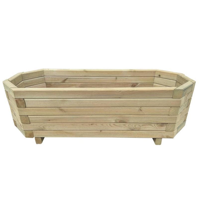 Afbeelding laden in galerijviewer, VidaXL Plantenbak verhoogd 100x40x31 cm geïmpregneerd grenenhout
