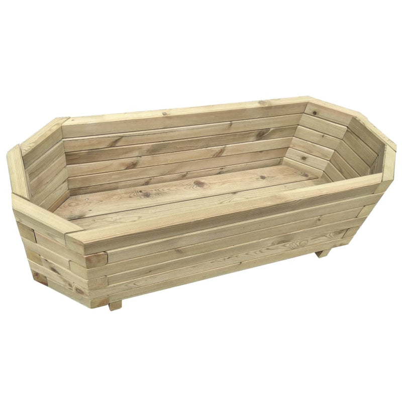 Afbeelding laden in galerijviewer, VidaXL Plantenbak verhoogd 100x40x31 cm geïmpregneerd grenenhout

