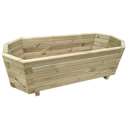 VidaXL Plantenbak verhoogd 100x40x31 cm geïmpregneerd grenenhout