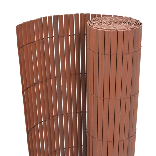 Vidaxl tuinhek bruin 150 x 500 cm pvc