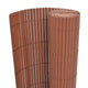 Vidaxl tuinhek bruin 150 x 500 cm pvc
