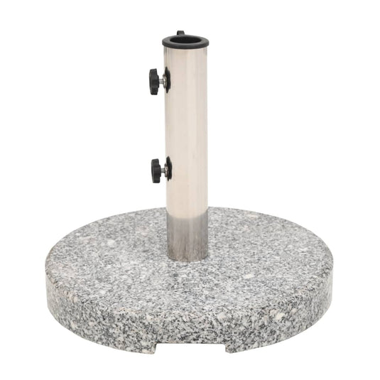 Vidaxl parasolvoet rond 20 kg graniet