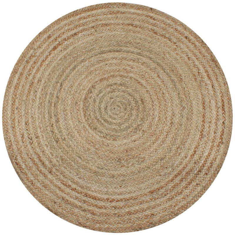 Afbeelding laden in galerijviewer, Vidaxl tapijt rond 90 cm gevlochten jute
