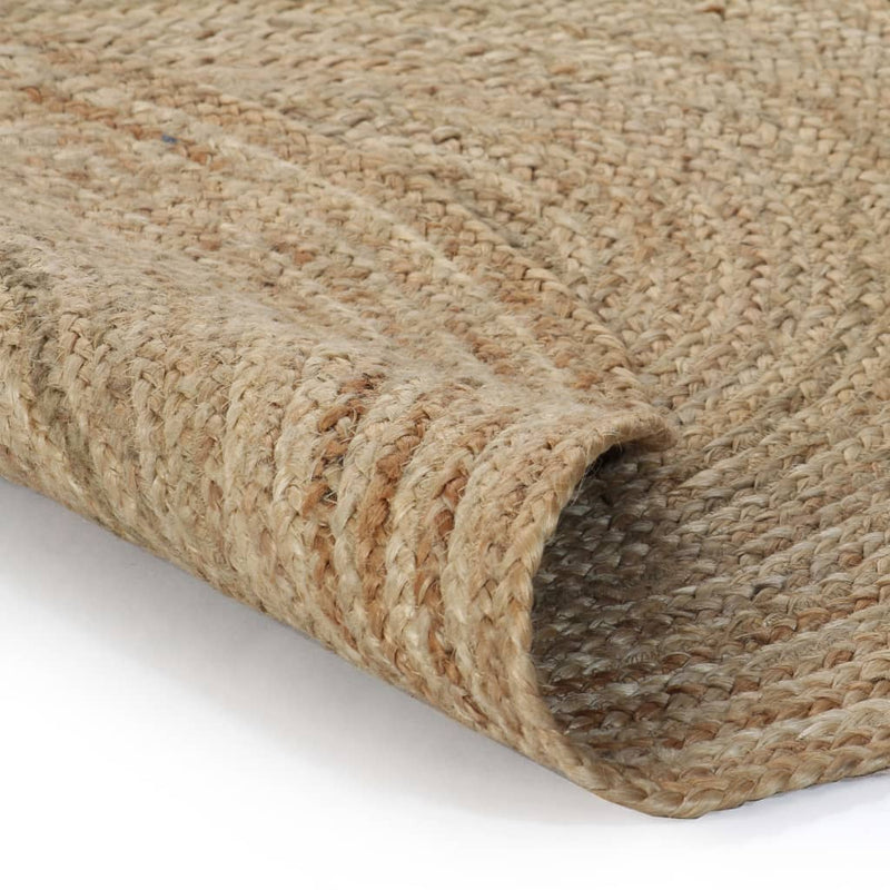 Afbeelding laden in galerijviewer, Vidaxl tapijt rond 90 cm gevlochten jute
