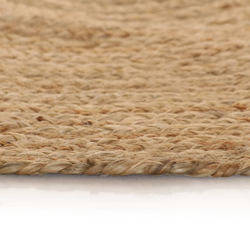 Afbeelding laden in galerijviewer, Vidaxl tapijt rond 90 cm gevlochten jute
