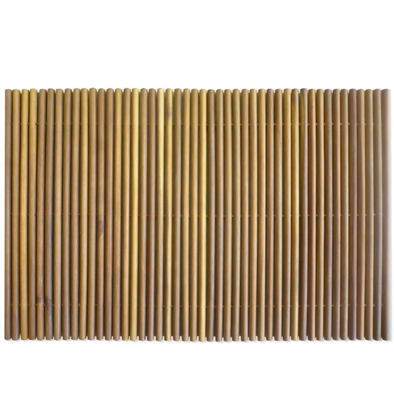 Afbeelding laden in galerijviewer, VidaXL Badmat 80x50 cm acaciahout

