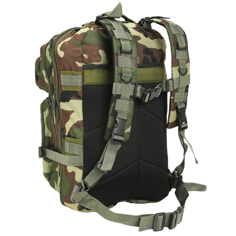 Afbeelding laden in galerijviewer, Vidaxl rugzak legerstijl 50 l camouflage
