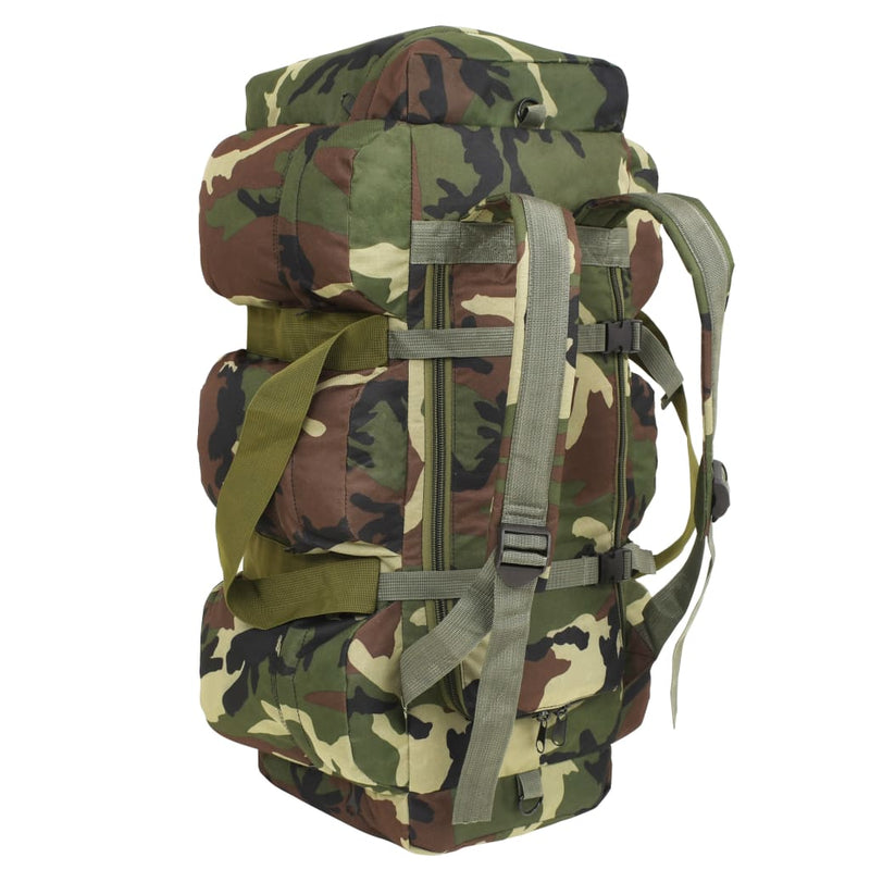 Afbeelding laden in galerijviewer, Vidaxl plunjezak 3-in-1 legerstijl 45 l camouflage
