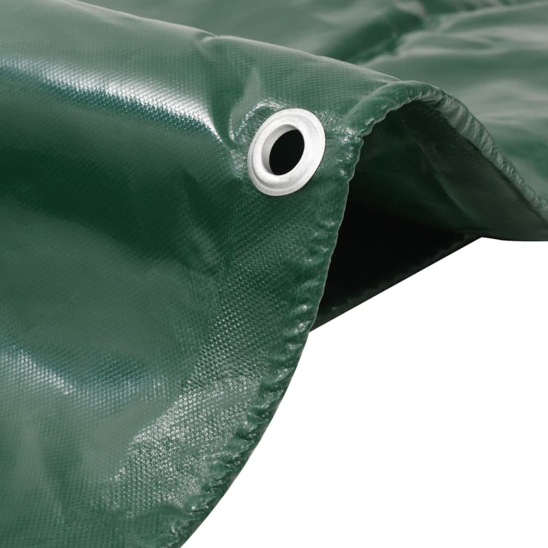 Afbeelding laden in galerijviewer, Vidaxl dekzeil 650 g m² 4x5 m groen
