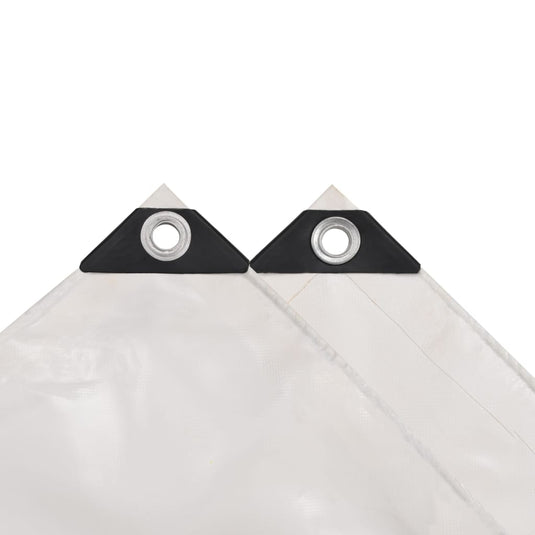 Vidaxl dekzeil 650 g m² 3x4 m wit