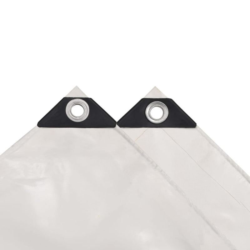 Afbeelding laden in galerijviewer, Vidaxl dekzeil 650 g m² 4x5 m wit
