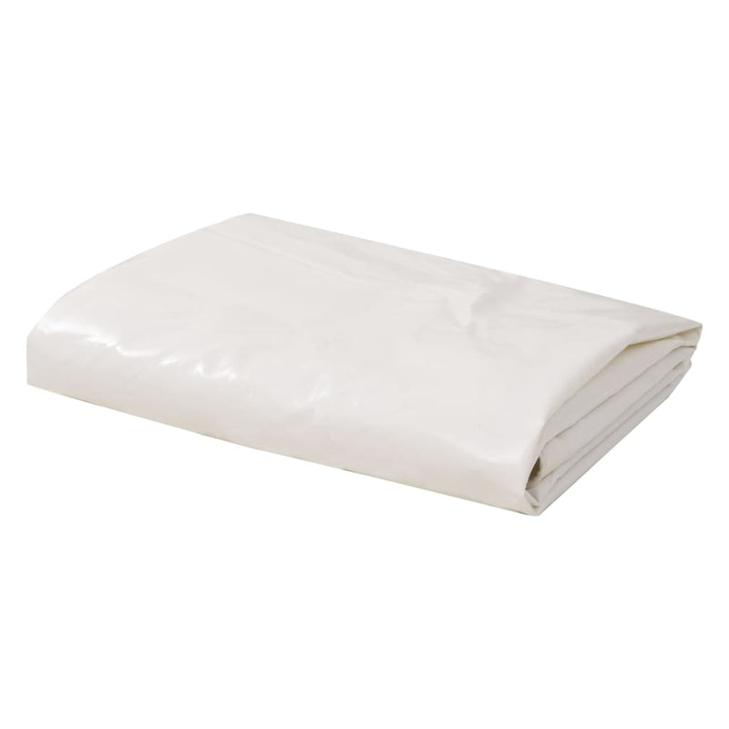 Afbeelding laden in galerijviewer, Vidaxl dekzeil 650 g m² 4x7 m wit
