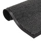 Vidaxl droogloopmat rechthoekig getuft 90x150 cm antraciet