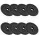 Vidaxl halterschijven 8 st 8x2,5 kg gietijzer