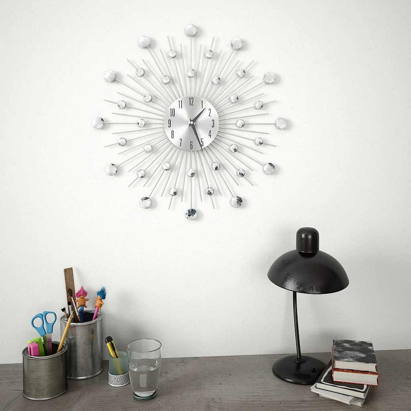 Afbeelding laden in galerijviewer, Vidaxl wandklok met quartz-mechanisme 50 cm modern ontwerp

