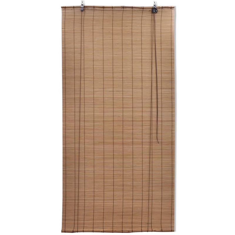 Afbeelding laden in galerijviewer, Vidaxl rolgordijn 80x220 cm bamboe bruin
