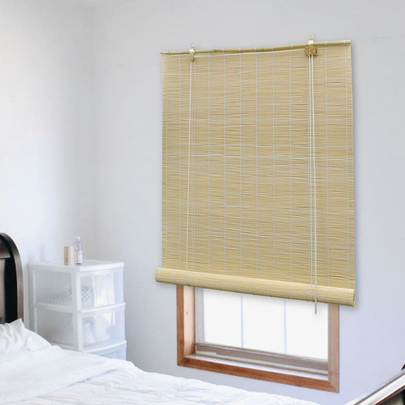 Afbeelding laden in galerijviewer, Vidaxl rolgordijn 80x220 cm bamboe naturel
