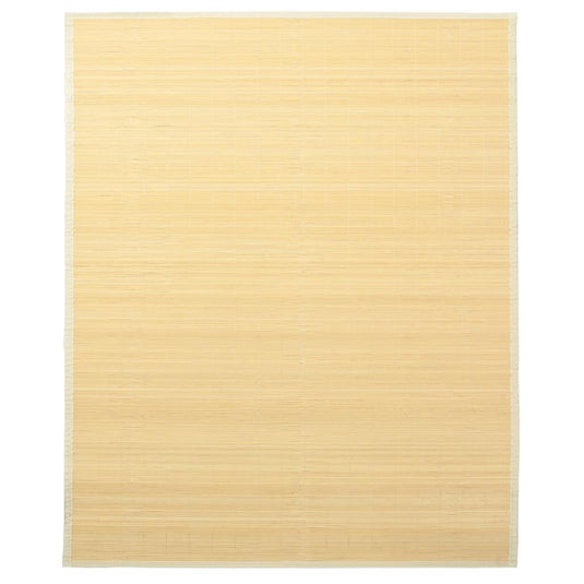Vidaxl tapijt 160x230 cm bamboe natuurlijk