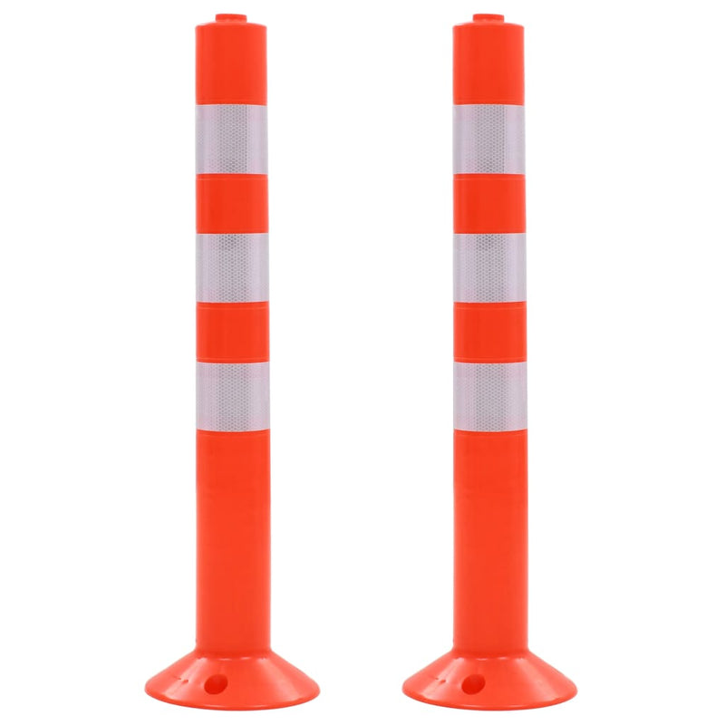 Afbeelding laden in galerijviewer, Vidaxl verkeerspalen 75 cm kunststof 2 st
