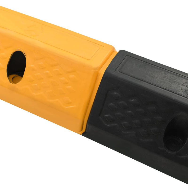Afbeelding laden in galerijviewer, Vidaxl parkeerblokken 49x15x9 cm rubber 2 st
