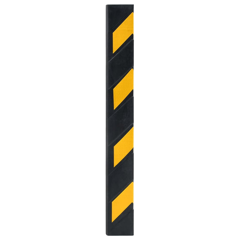 Afbeelding laden in galerijviewer, Vidaxl hoekbeschermers reflecterend 80 cm rubber 5 st
