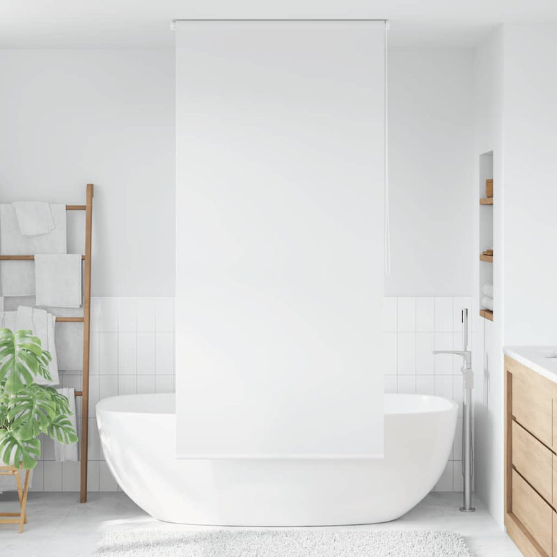 Afbeelding laden in galerijviewer, Vidaxl rolgordijn voor douche 120x240 cm wit
