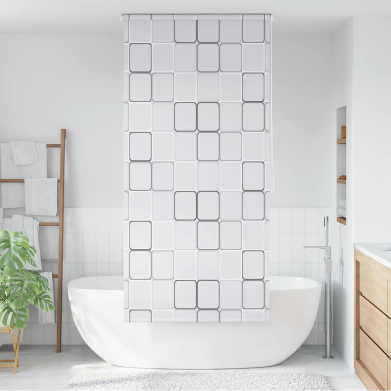 Afbeelding laden in galerijviewer, Vidaxl rolgordijn voor douche 80x240 cm vierkant
