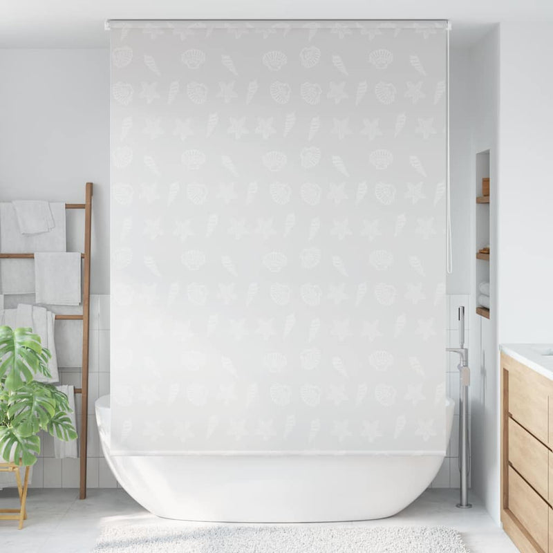 Afbeelding laden in galerijviewer, Vidaxl rolgordijn voor douche 140x240 cm zeester

