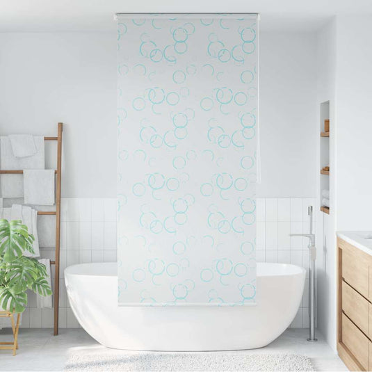 Vidaxl rolgordijn voor douche 80x240 cm bubbel