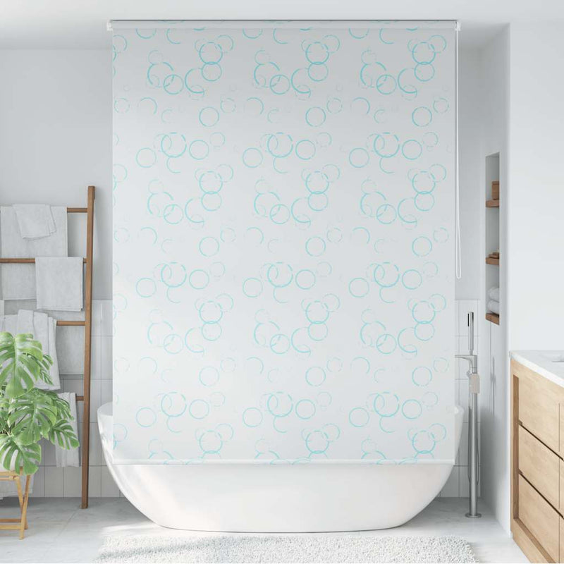 Afbeelding laden in galerijviewer, Vidaxl rolgordijn voor douche 140x240 cm bubbel
