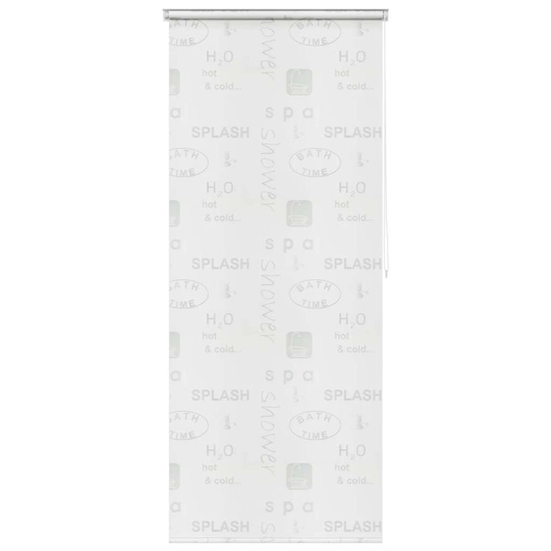 Afbeelding laden in galerijviewer, Vidaxl rolgordijn voor douche 80x240 cm splash
