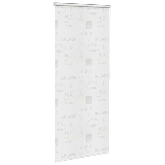 Vidaxl rolgordijn voor douche 100x240 cm splash