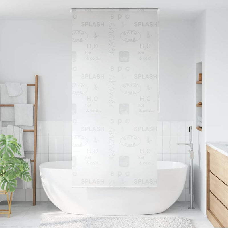 Afbeelding laden in galerijviewer, Vidaxl rolgordijn voor douche 100x240 cm splash
