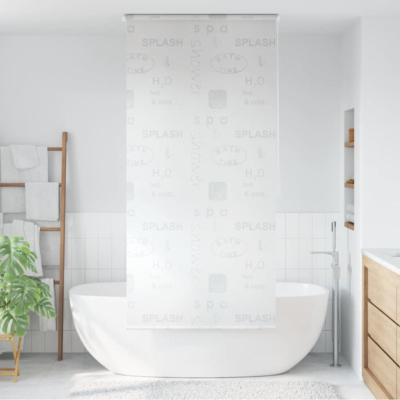 Afbeelding laden in galerijviewer, Vidaxl rolgordijn voor douche 120x240 cm splash
